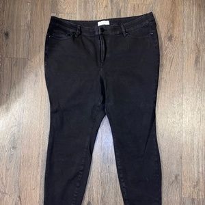 Lane Bryant size 20 black denim jeans